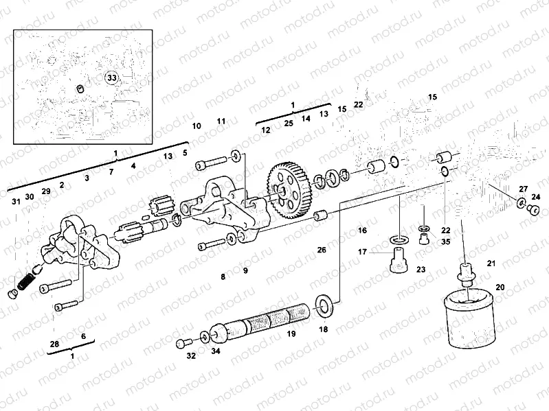 OIL PUMP - FILTER » LUBRICATION SYSTEM