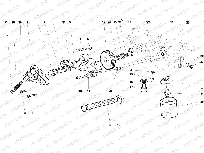 OIL PUMP - FILTER » LUBRICATION SYSTEM