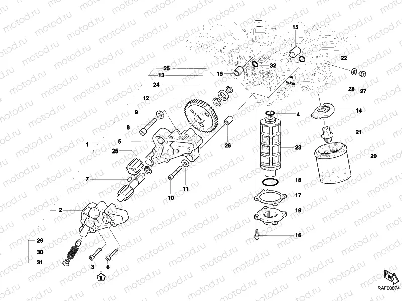 OIL PUMP - FILTER » LUBRICATION SYSTEM