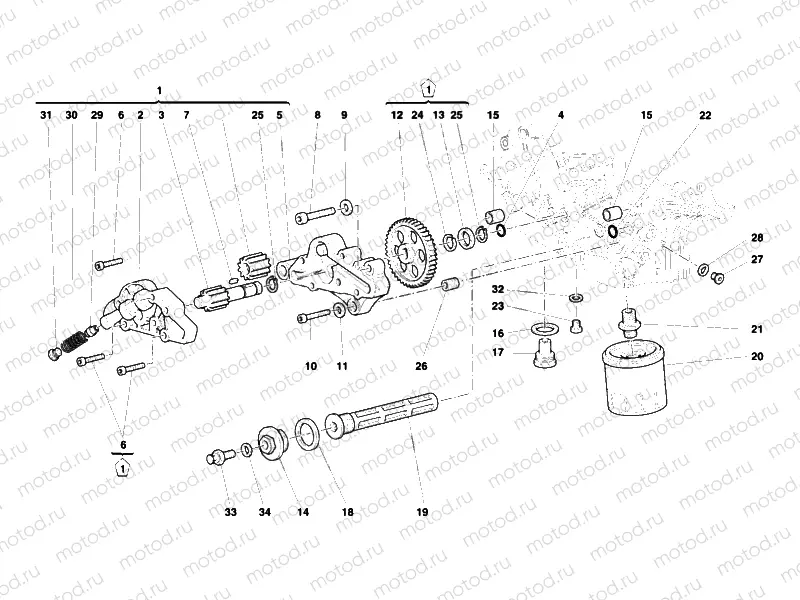 OIL PUMP - FILTER » LUBRICATION SYSTEM