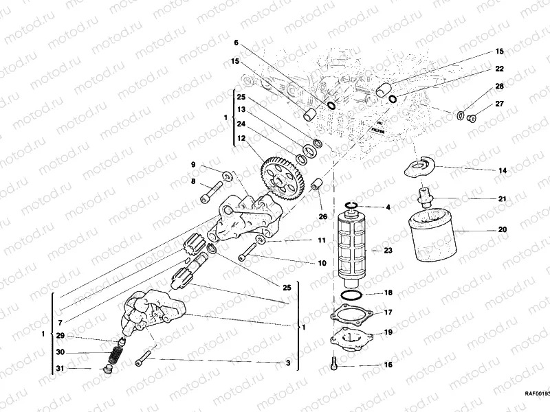 OIL PUMP - FILTER » LUBRICATION SYSTEM