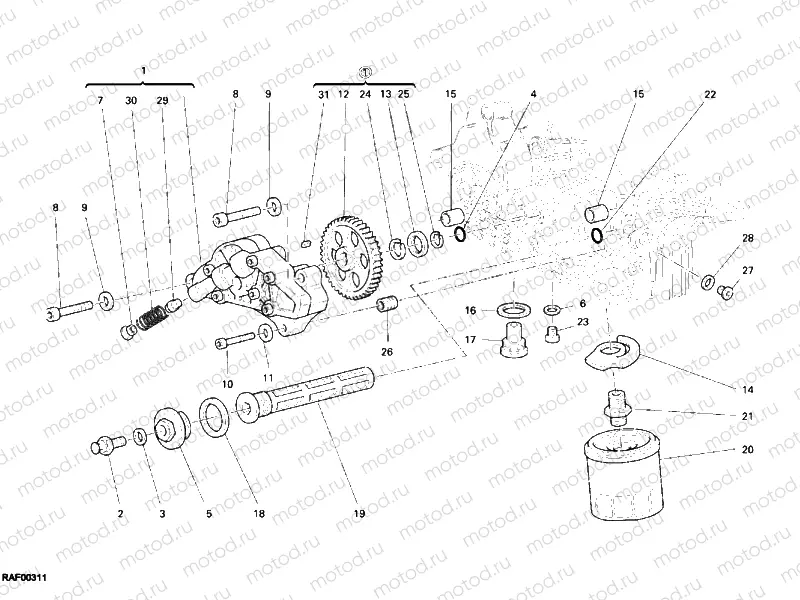 OIL PUMP - FILTER » LUBRICATION SYSTEM