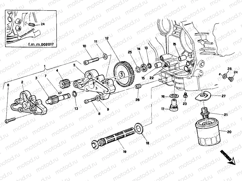 OIL PUMP - FILTER SP » LUBRICATION SYSTEM
