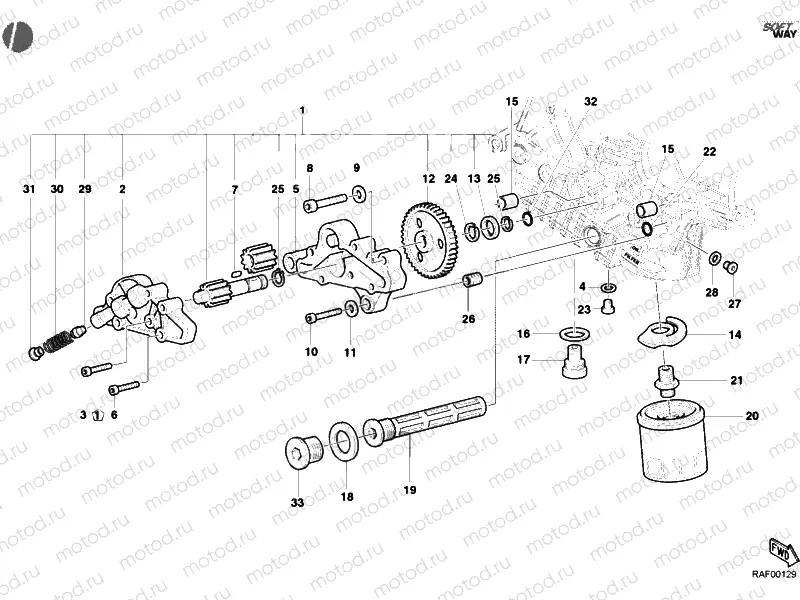 OIL PUMP - FILTER USA » LUBRICATION SYSTEM