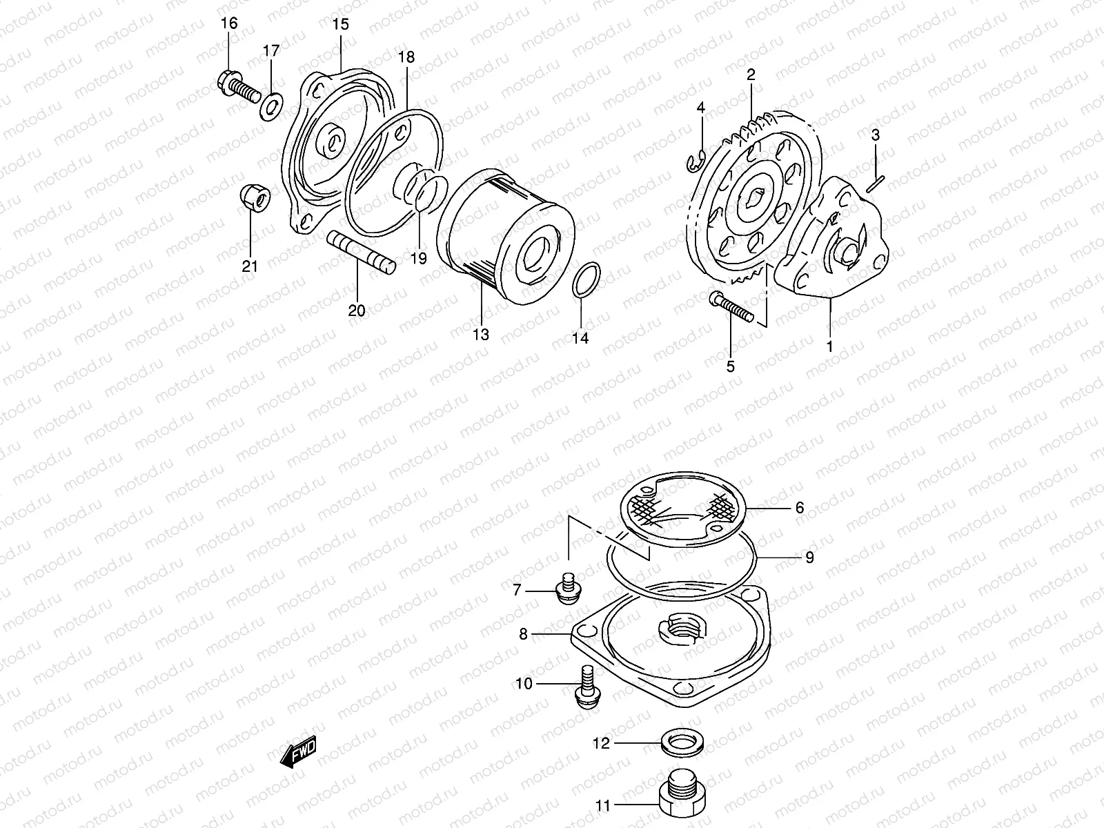OIL PUMP - FUEL PUMP