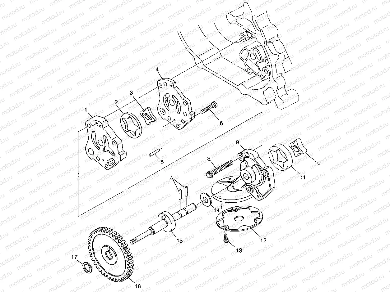 OIL PUMP Magnum 2X4 W97AA42A (4940704070C014) | OIL PUMP Magnum 2X4 W97AA42A (4940704070C014)