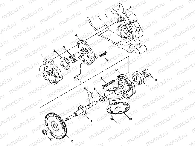 OIL PUMP - S98CH50E(B) (4950135013e002) | OIL PUMP - S98CH50E(B) (4950135013e002)
