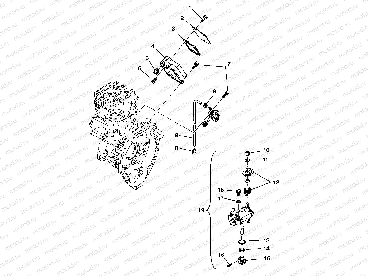 OIL PUMP Sport 400L W948540 (4927232723C011) | OIL PUMP Sport 400L W948540 (4927232723C011)