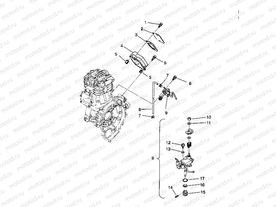 OIL PUMP Sportsman 4X4 / W938039 (4926382638039A) | OIL PUMP Sportsman 4X4 / W938039 (4926382638039A)