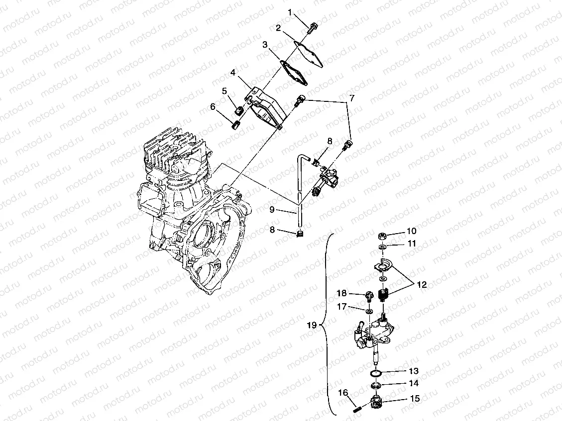 OIL PUMP Sportsman 4x4 W948040 (4926842684D001) | OIL PUMP Sportsman 4x4 W948040 (4926842684D001)