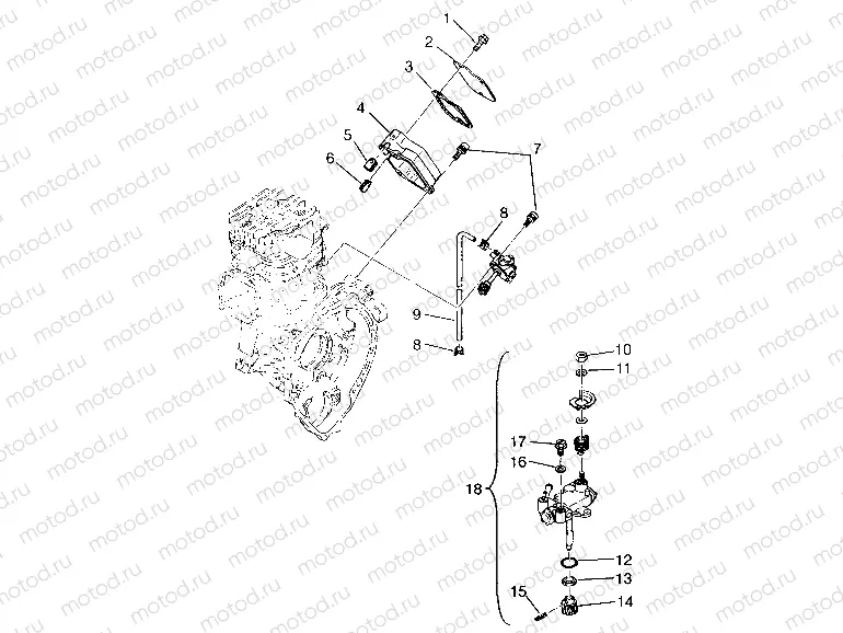 OIL PUMP SWEDISH 4x4 400L S948140 (4926912691D002) | OIL PUMP SWEDISH 4x4 400L S948140 (4926912691D002)