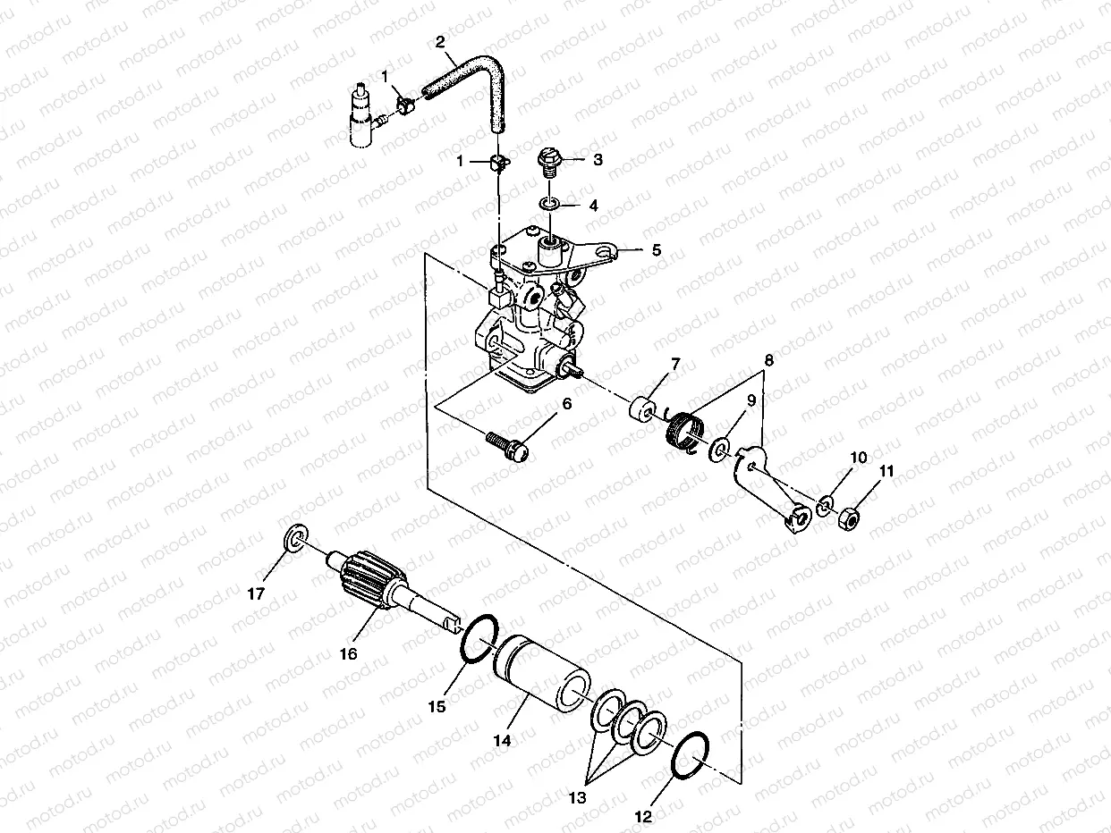 OIL PUMP Trail Blazer W98BA25C (4945464546C012) | OIL PUMP Trail Blazer W98BA25C (4945464546C012)
