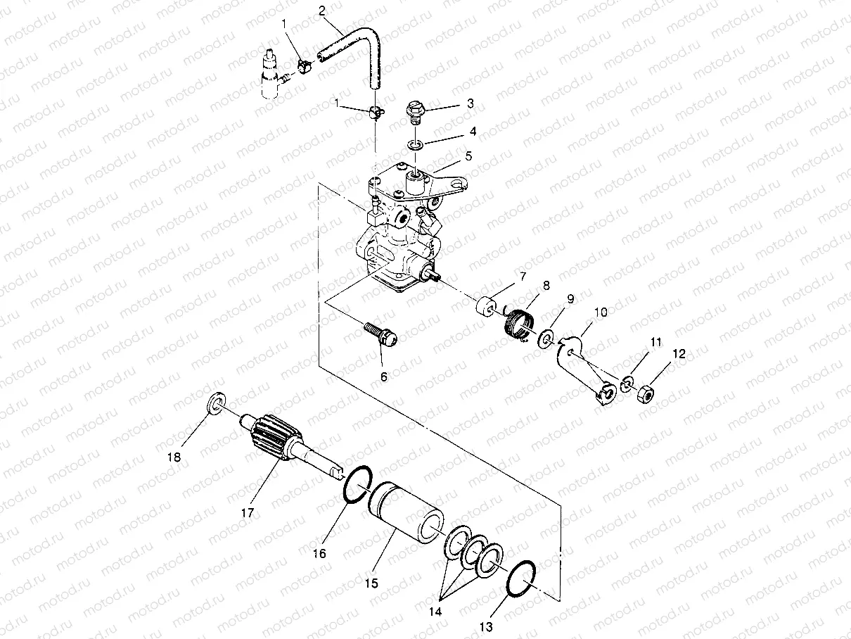 OIL PUMP Trail Boss W968527 (4935883588C012) | OIL PUMP Trail Boss W968527 (4935883588C012)