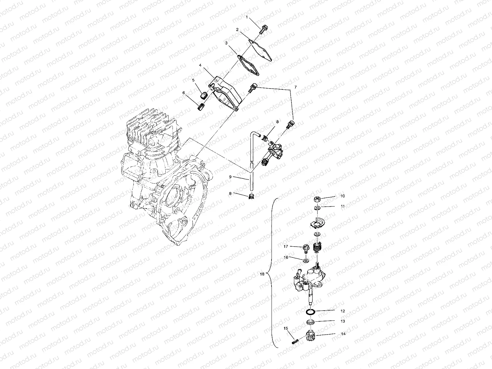 OIL PUMP - W959140 (4930223022D004) | OIL PUMP - W959140 (4930223022D004)