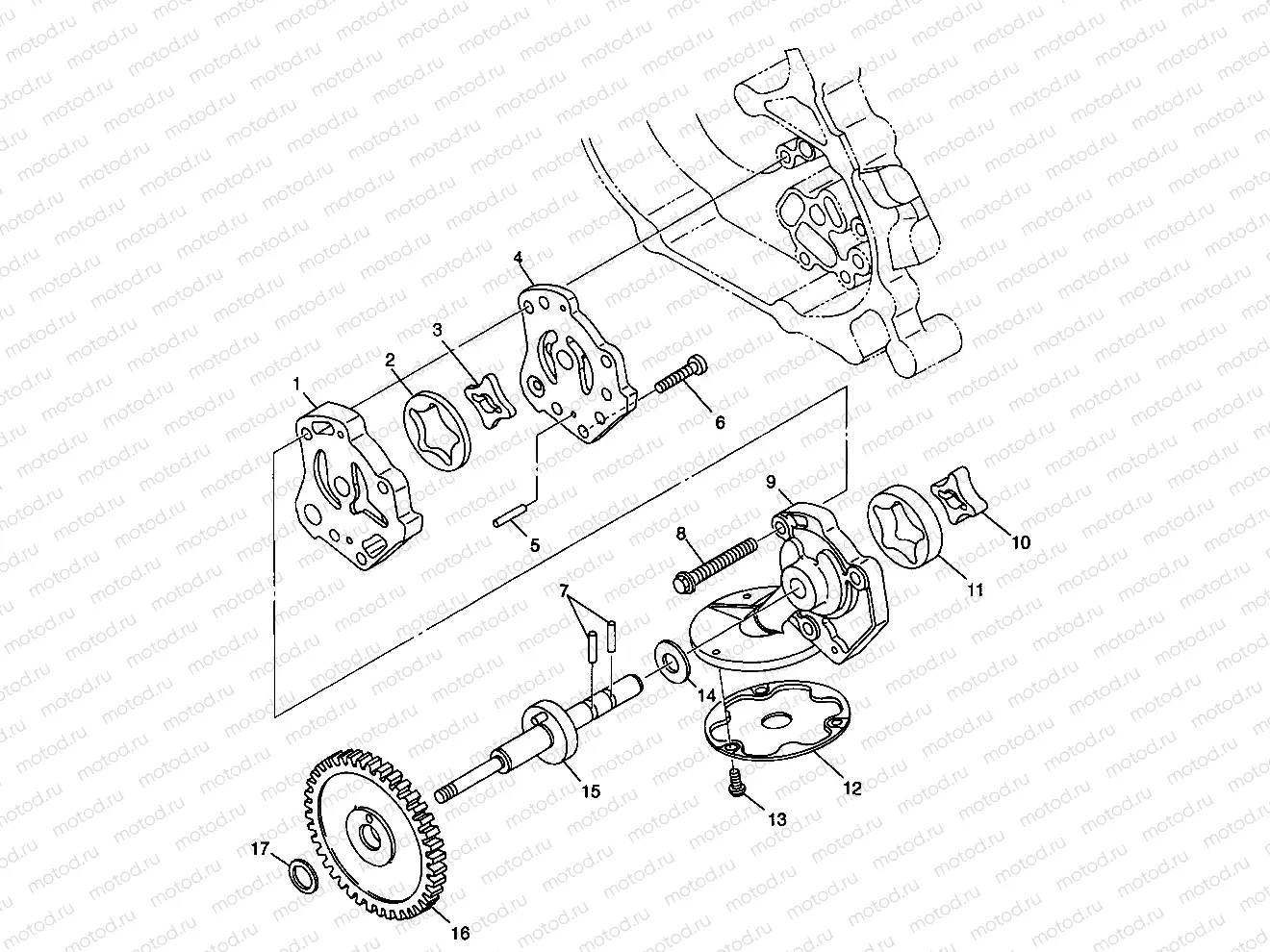 OIL PUMP - W98AA42A (4945524552C014) | OIL PUMP - W98AA42A (4945524552C014)