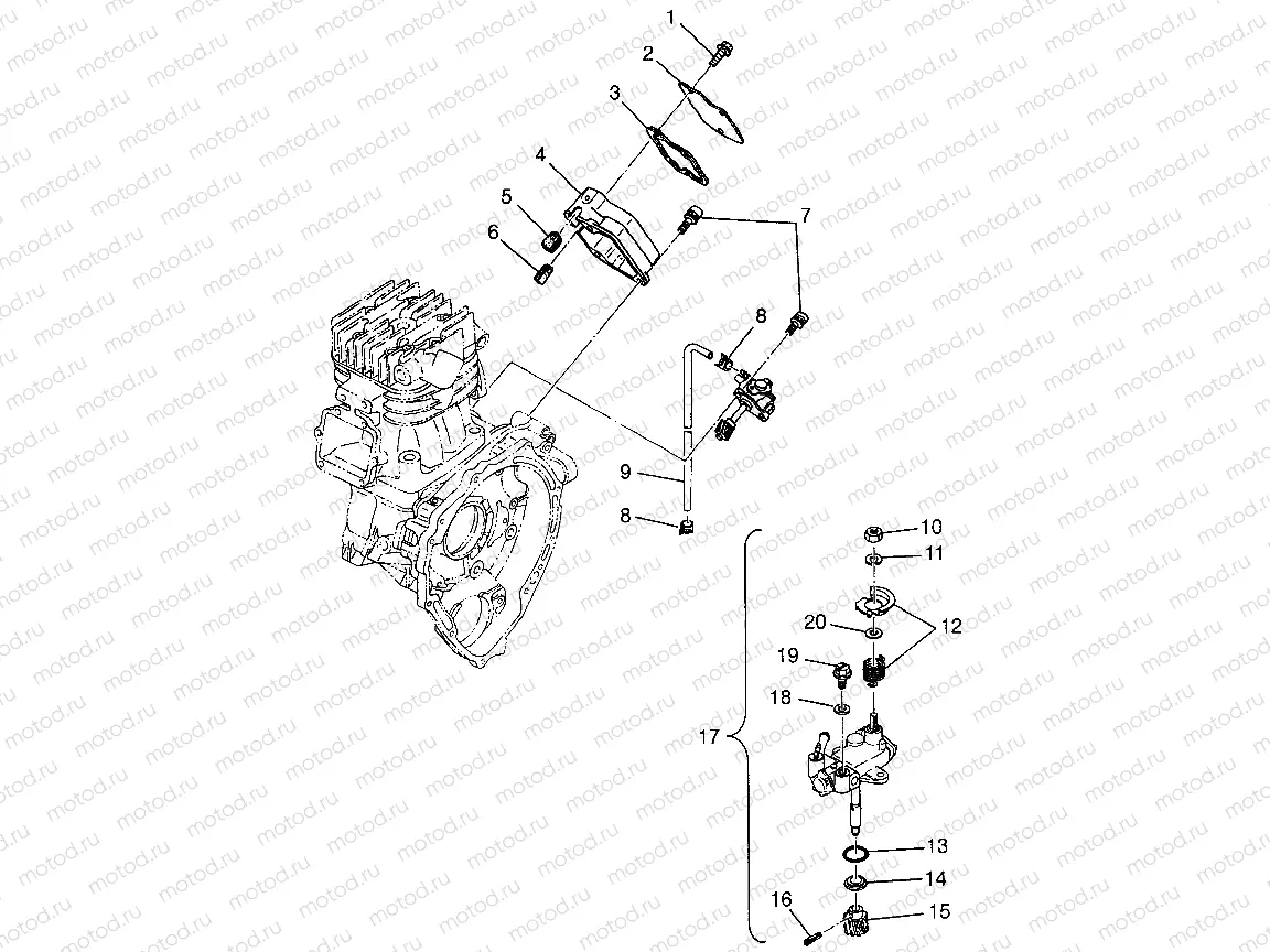 OIL PUMP - W98BC38C (4947254725d004) | OIL PUMP - W98BC38C (4947254725d004)