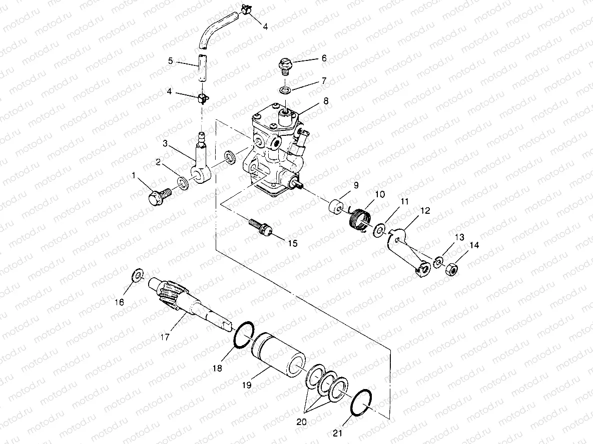 OIL PUMP XPLORER 300 W969130 (4935903590D004) | OIL PUMP XPLORER 300 W969130 (4935903590D004)