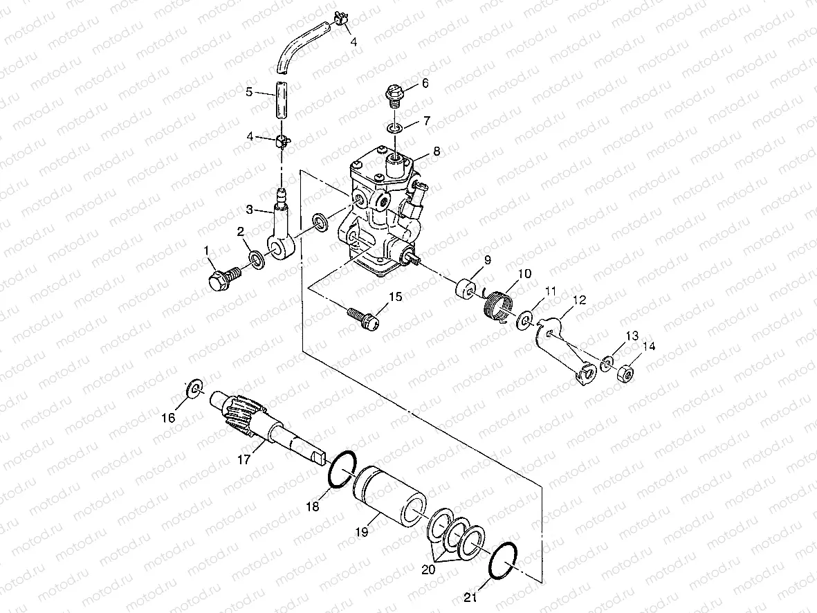 OIL PUMP XPLORER 300 W97CC28C (4939813981D004) | OIL PUMP XPLORER 300 W97CC28C (4939813981D004)
