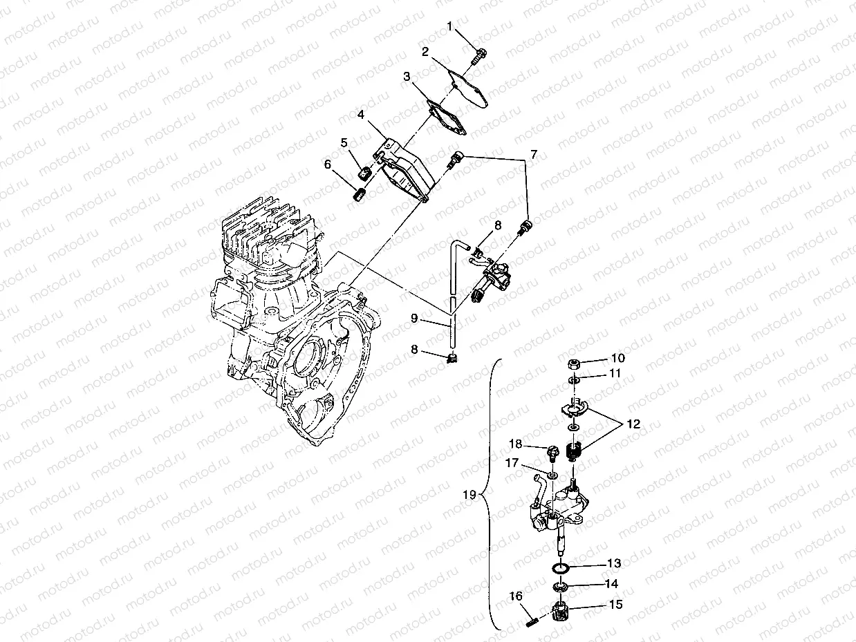 OIL PUMP XPLORER 400L W969140 (4935983598D002) | OIL PUMP XPLORER 400L W969140 (4935983598D002)