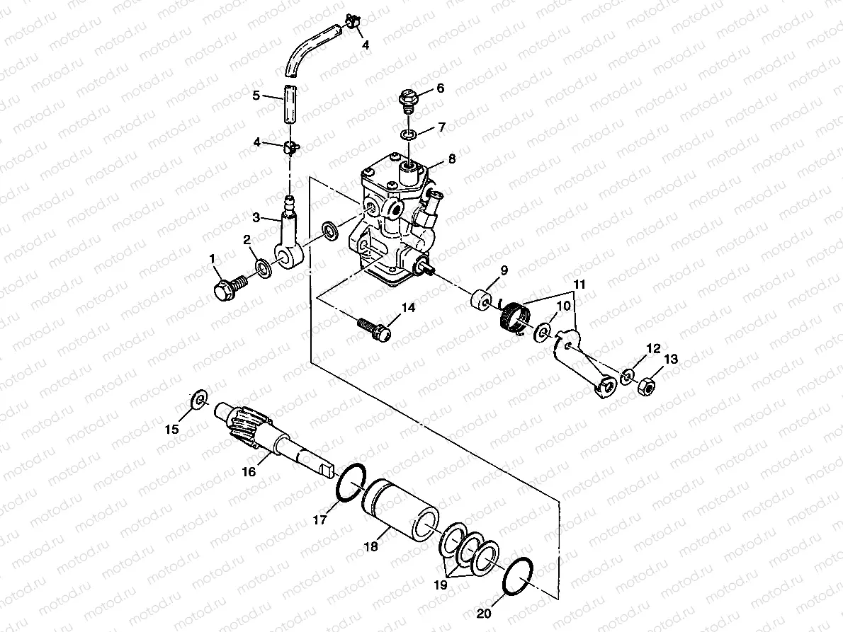 OIL PUMP XPRESS 300 W98CA28C (4945364536D001) | OIL PUMP XPRESS 300 W98CA28C (4945364536D001)