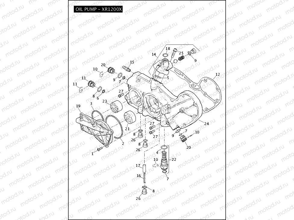 OIL PUMP - XR1200X