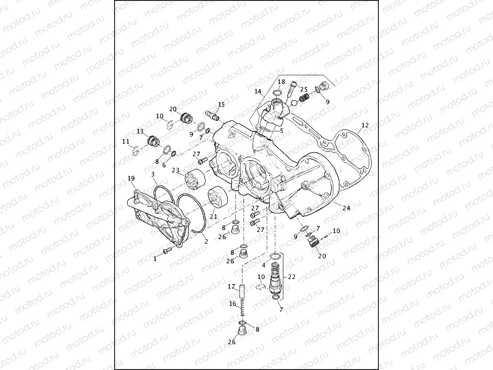 OIL PUMP - XR1200X