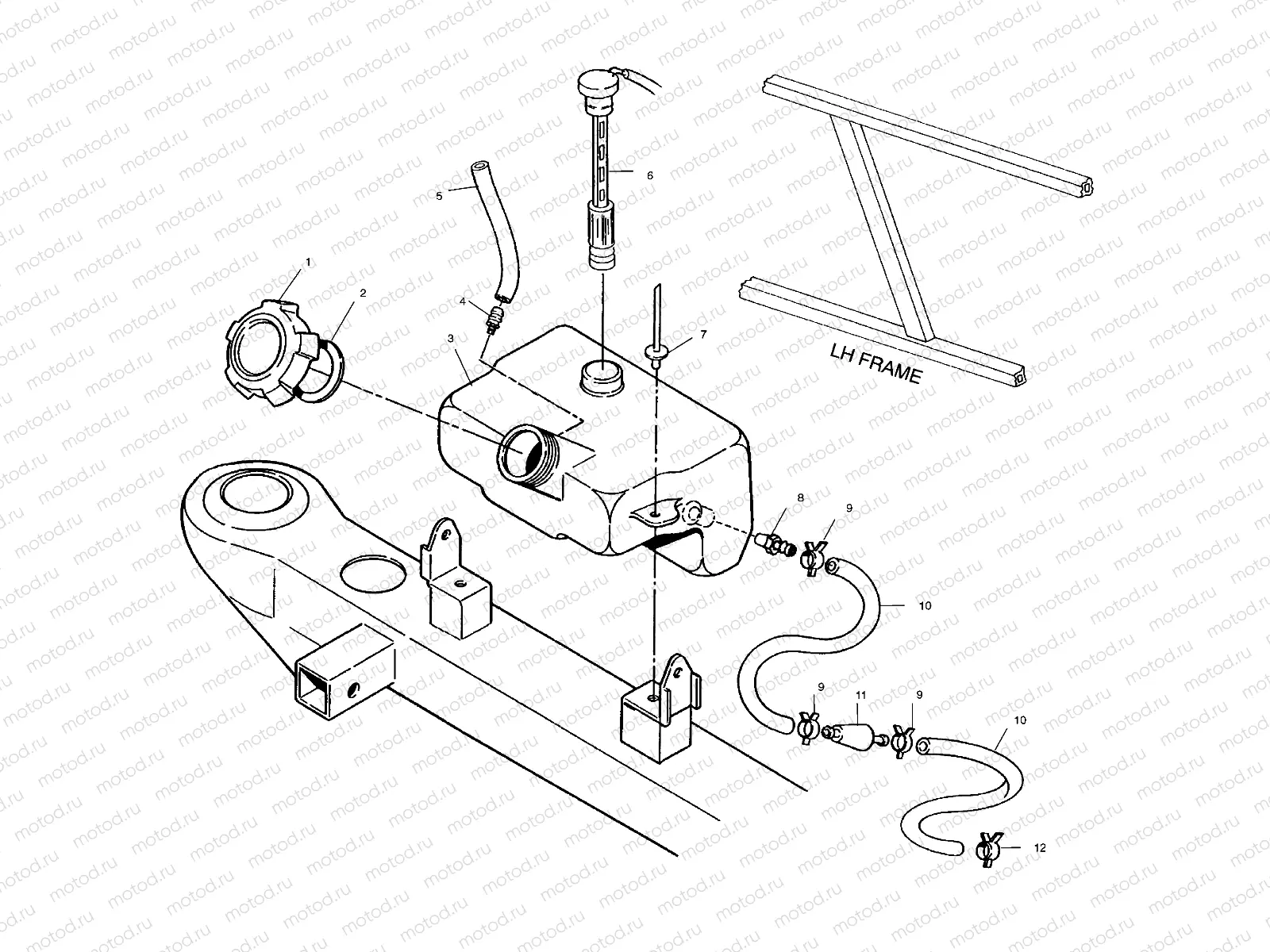 OIL TANK - A00AG25CA (4954865486A012) | OIL TANK - A00AG25CA (4954865486A012)