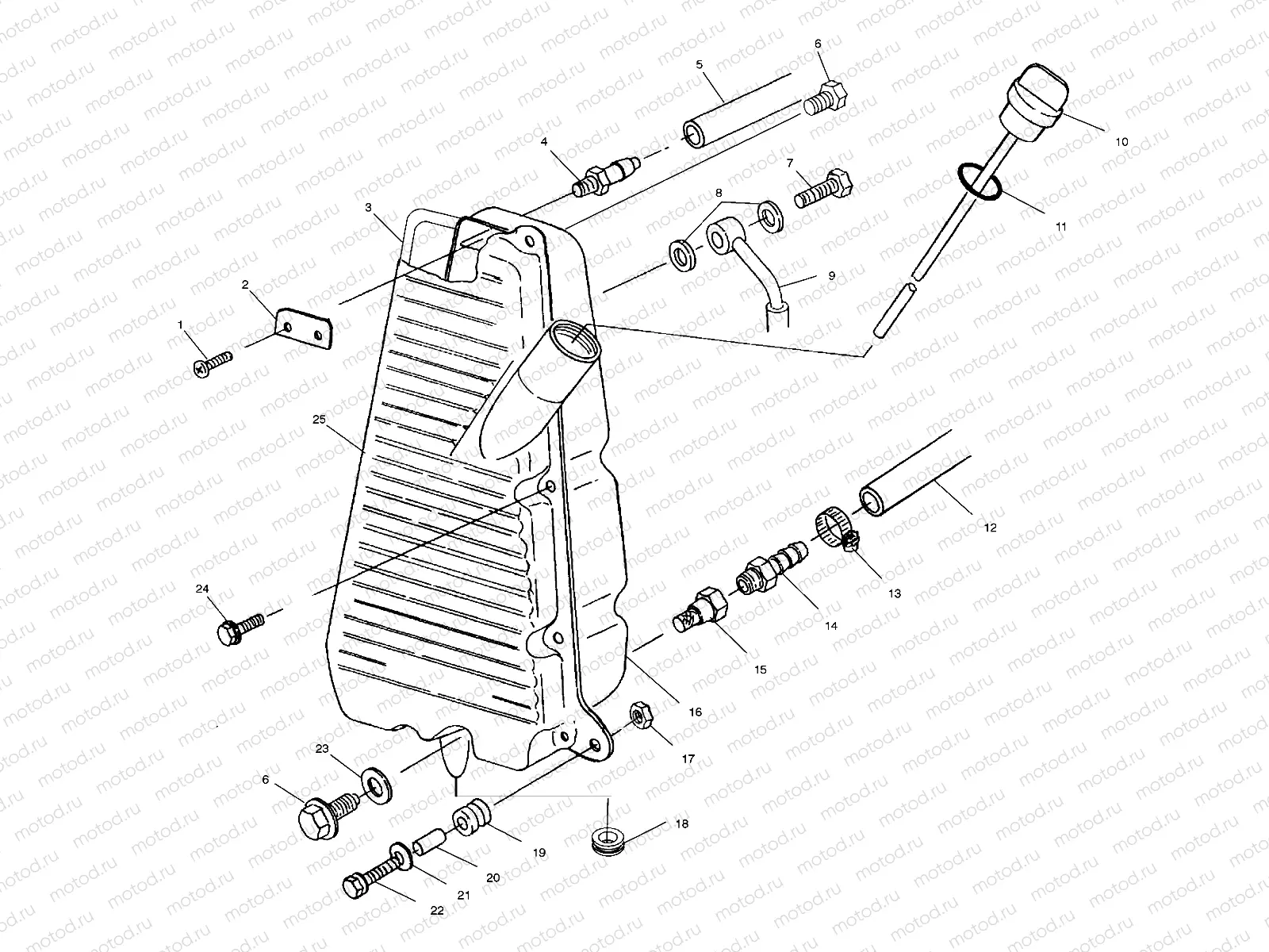 OIL TANK - A00BG50AA (4954855485A013) | OIL TANK - A00BG50AA (4954855485A013)