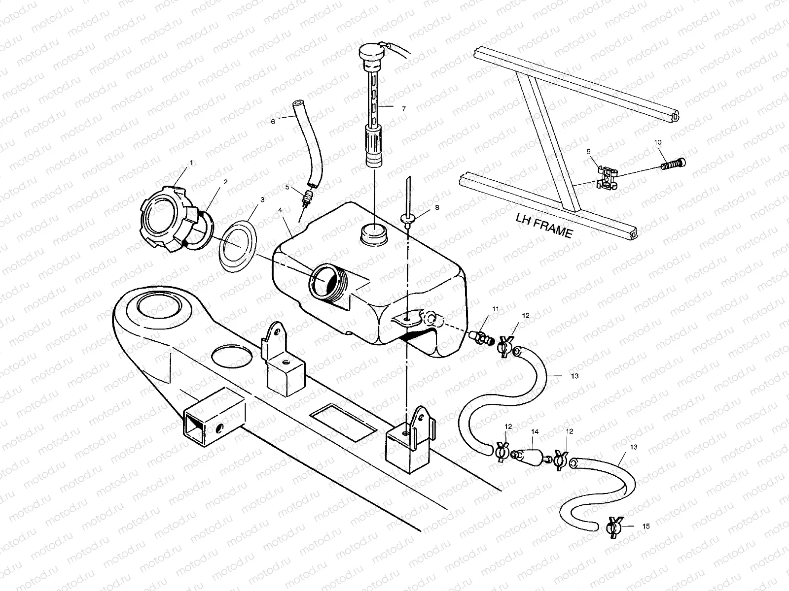 OIL TANK - A00CG38CA (4954875487B001) | OIL TANK - A00CG38CA (4954875487B001)