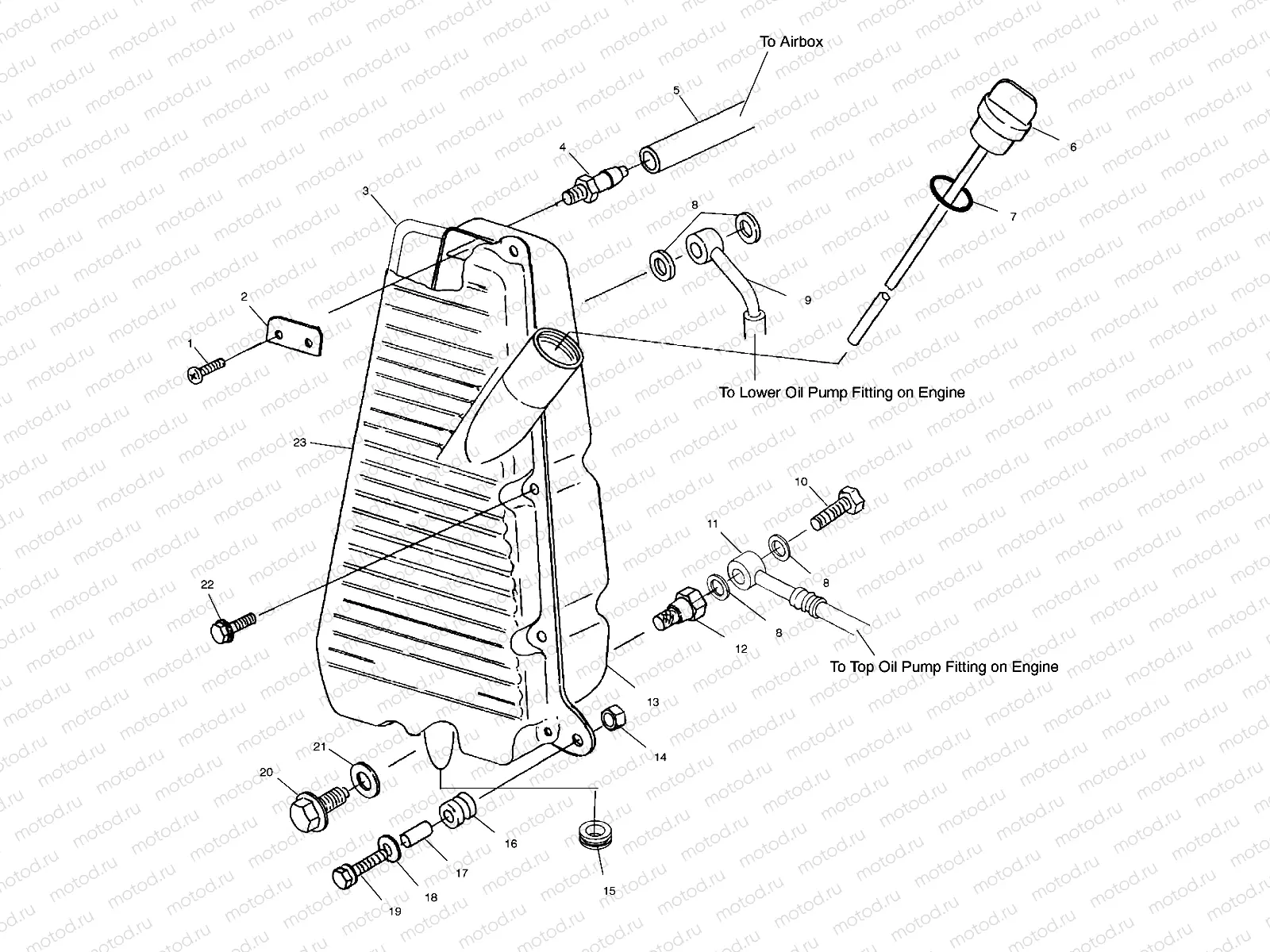 OIL TANK - A00CH46CA (4954785478B013) | OIL TANK - A00CH46CA (4954785478B013)