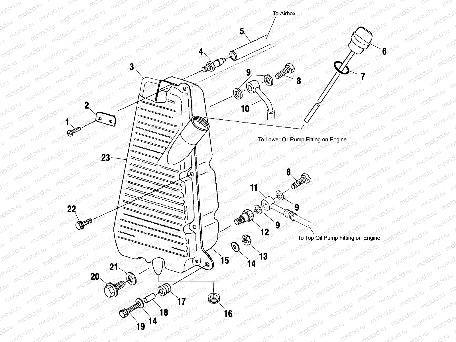 OIL TANK - A00CH50AA (4954805480B014) | OIL TANK - A00CH50AA (4954805480B014)