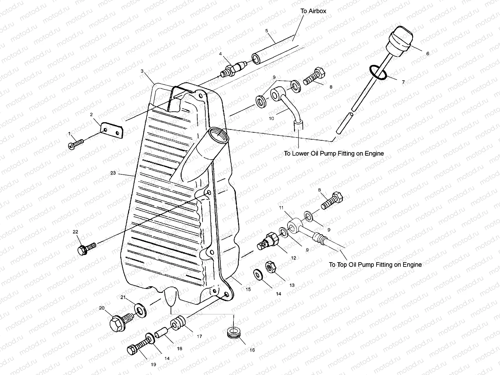 OIL TANK - A01CH50AD (4960026002B011) | OIL TANK - A01CH50AD (4960026002B011)