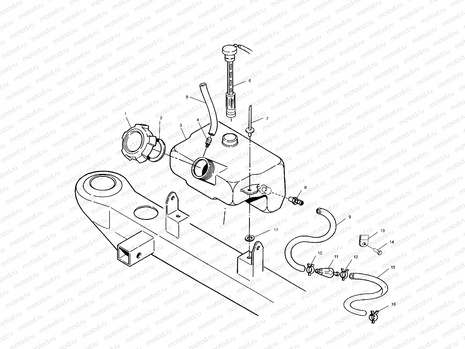 OIL TANK - A02BA25CA/CB/CD (4969896989A12) | OIL TANK - A02BA25CA/CB/CD (4969896989A12)