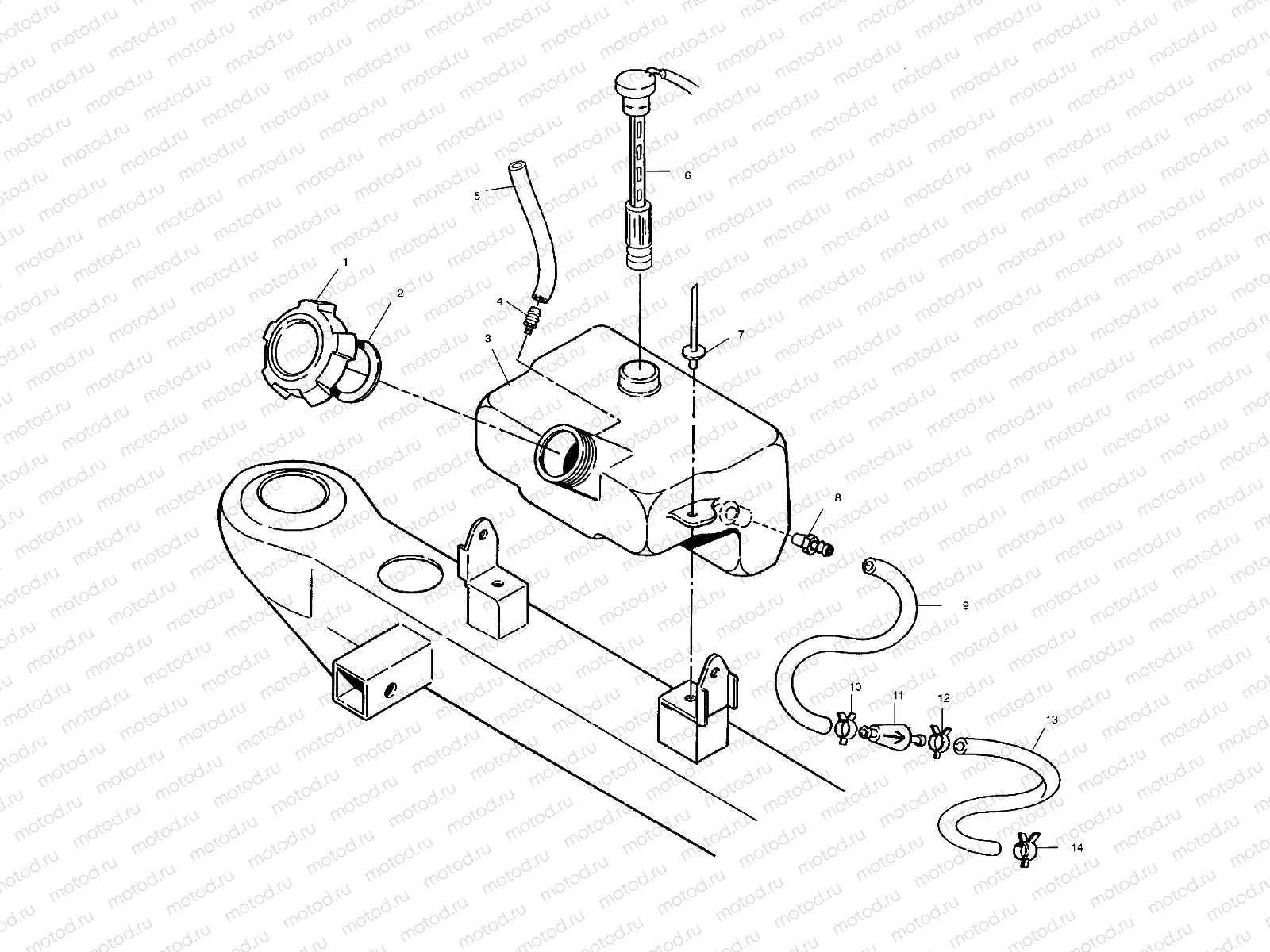 OIL TANK - A02CG25CA (4969856985A10) | OIL TANK - A02CG25CA (4969856985A10)