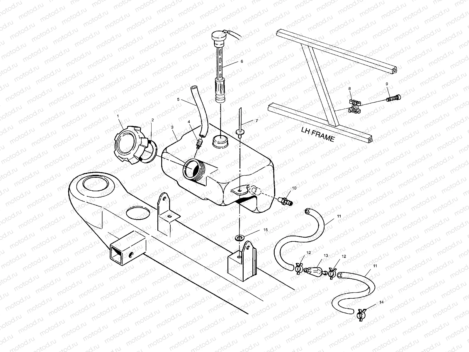 OIL TANK - A03BA38CA (4982568256A11) | OIL TANK - A03BA38CA (4982568256A11)