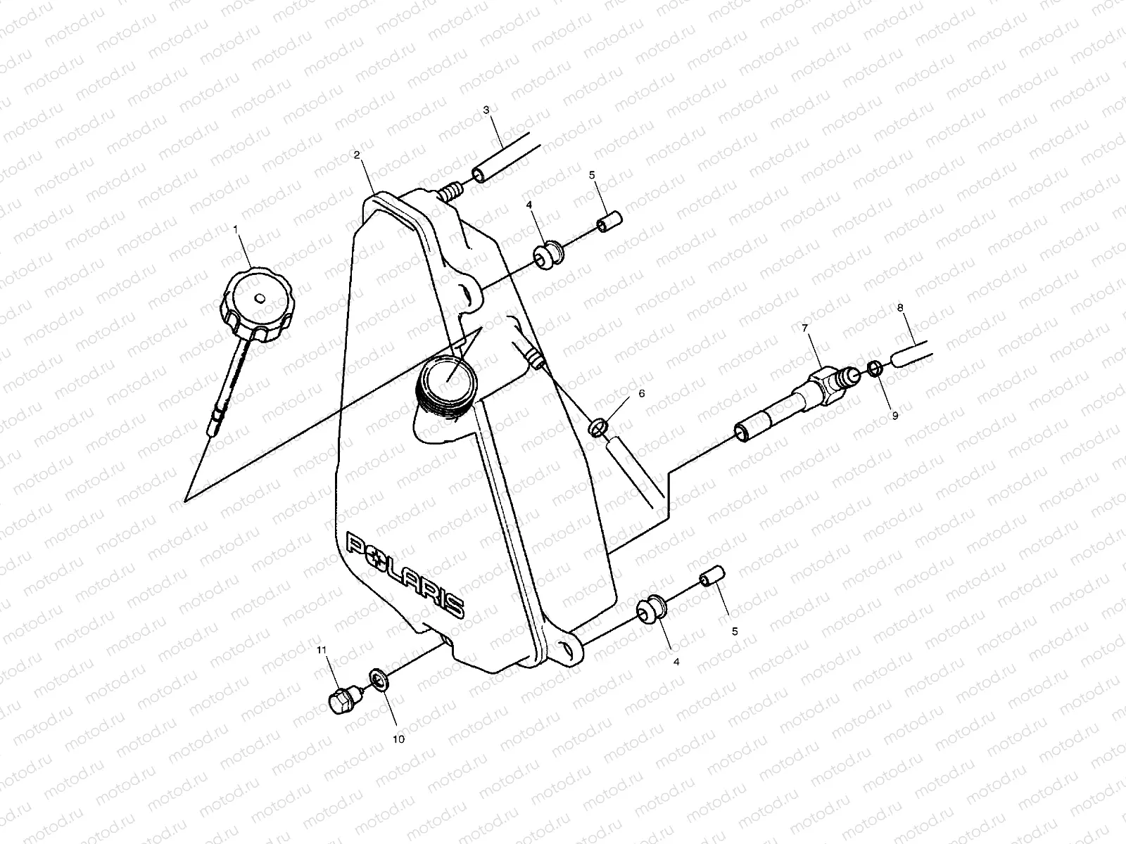 OIL TANK - A03BG50AA (4975117511A11) | OIL TANK - A03BG50AA (4975117511A11)