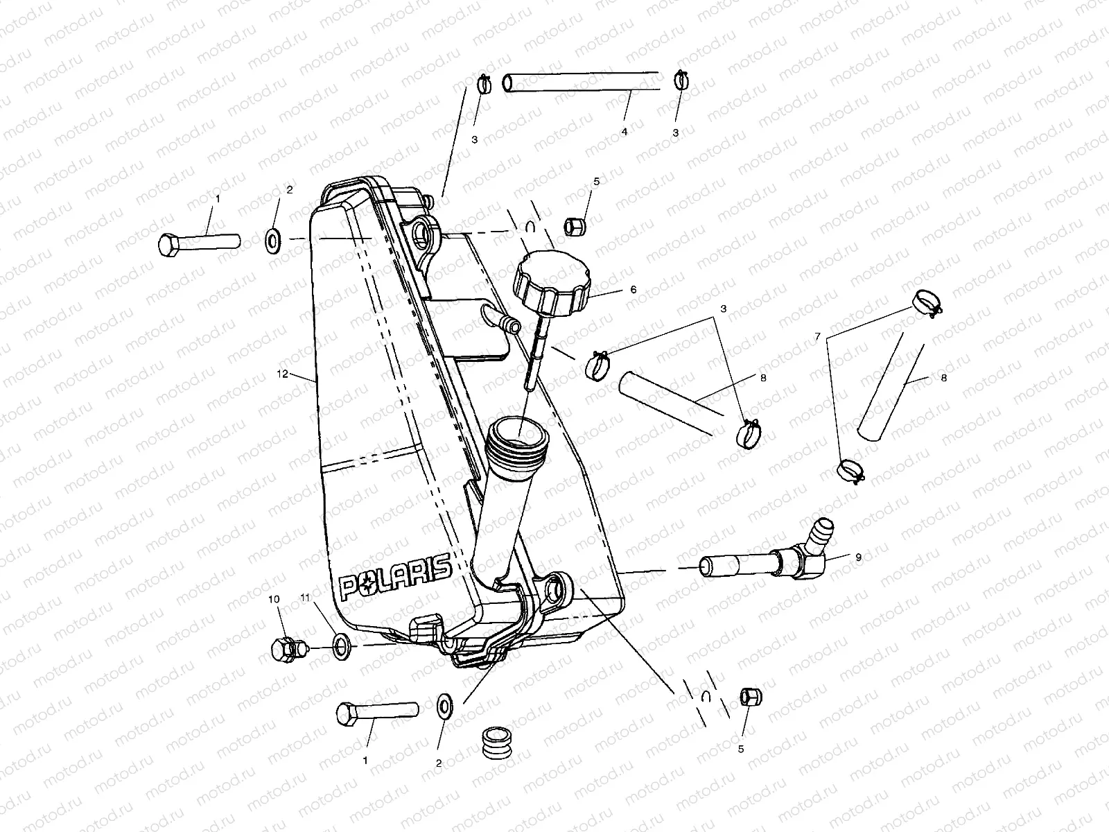 OIL TANK - A03CD50FB (4975277527B09) | OIL TANK - A03CD50FB (4975277527B09)