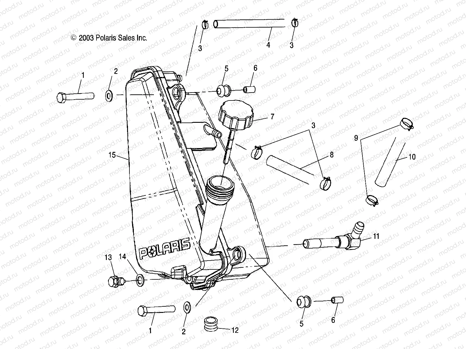 OIL TANK - A04CH50AA/AC/AE/AG (4987288728B04) | OIL TANK - A04CH50AA/AC/AE/AG (4987288728B04)