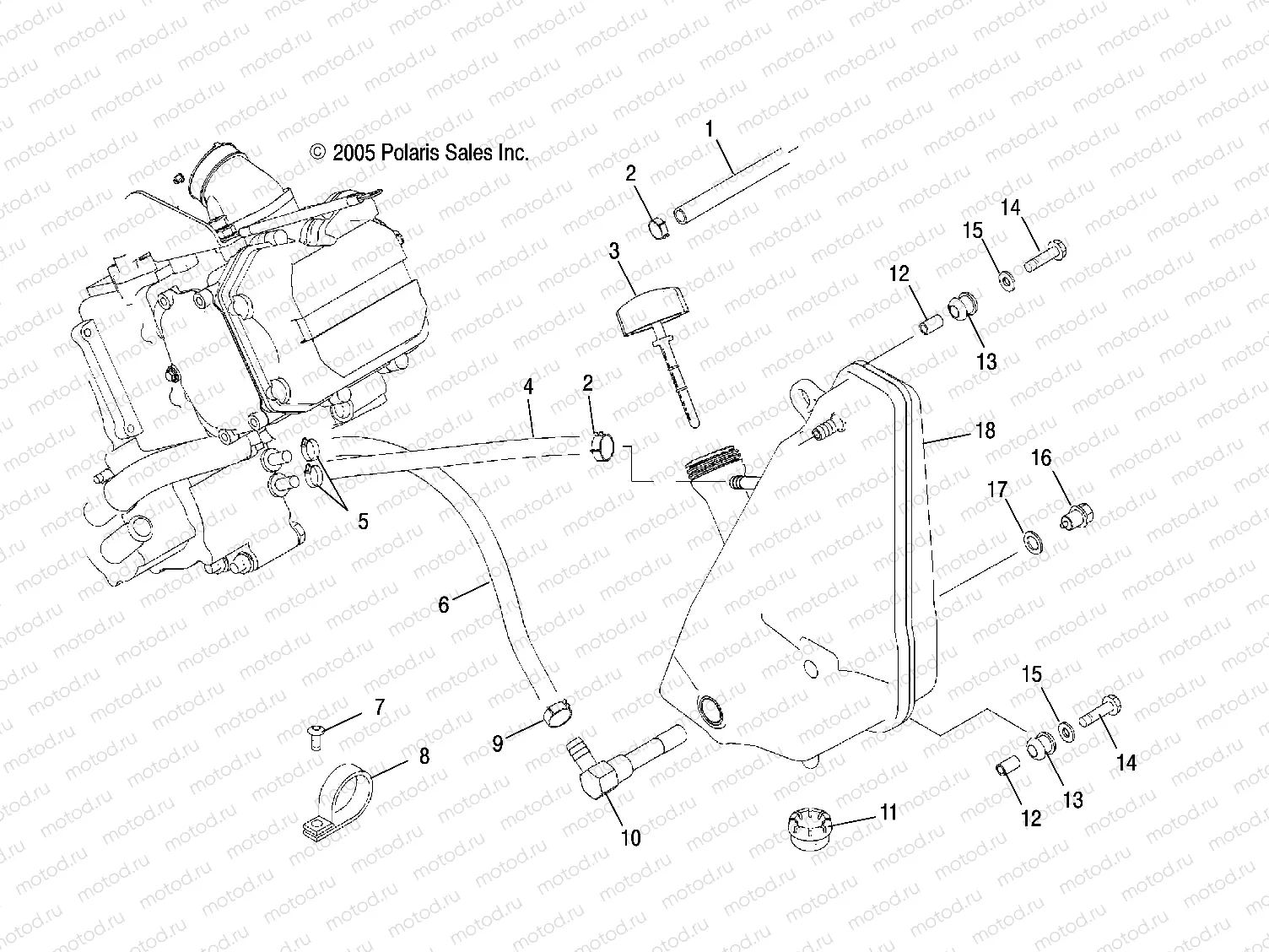 OIL TANK - A05MH42AB/AG/AH (4999200099920009B01) | OIL TANK - A05MH42AB/AG/AH (4999200099920009B01)