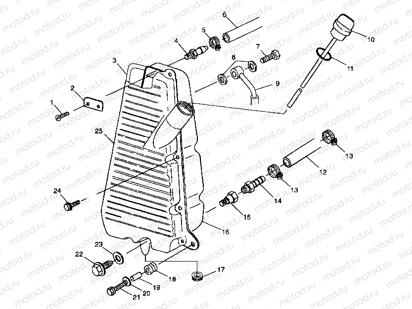 OIL TANK - A99AE50DA (4949204920b001) | OIL TANK - A99AE50DA (4949204920b001)