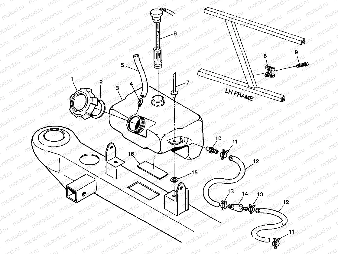 OIL TANK - A99BA38CA (4949534953b001) | OIL TANK - A99BA38CA (4949534953b001)