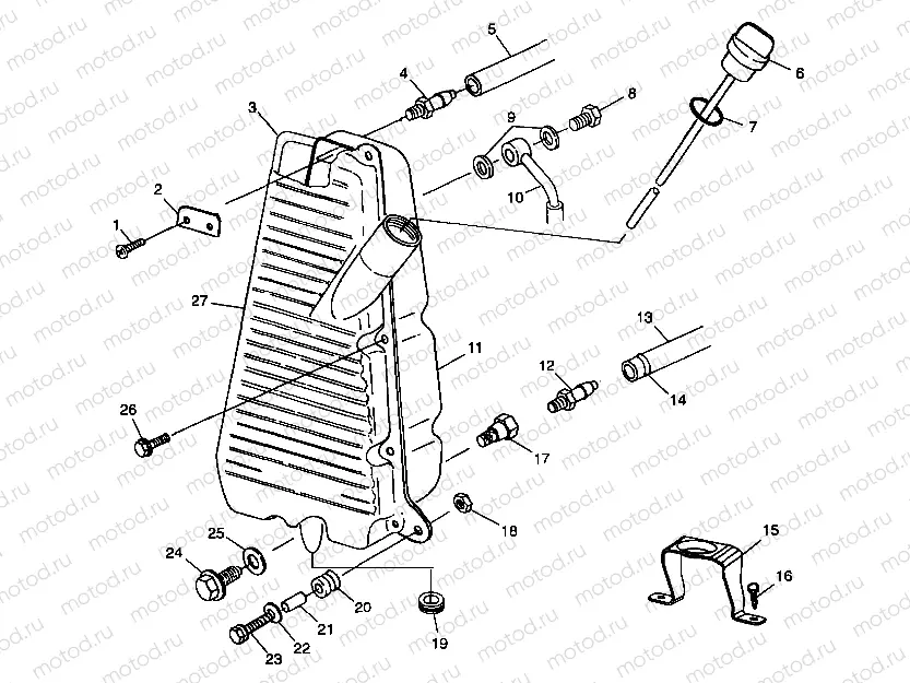 OIL TANK - A99CD50AA (4949254925B013) | OIL TANK - A99CD50AA (4949254925B013)