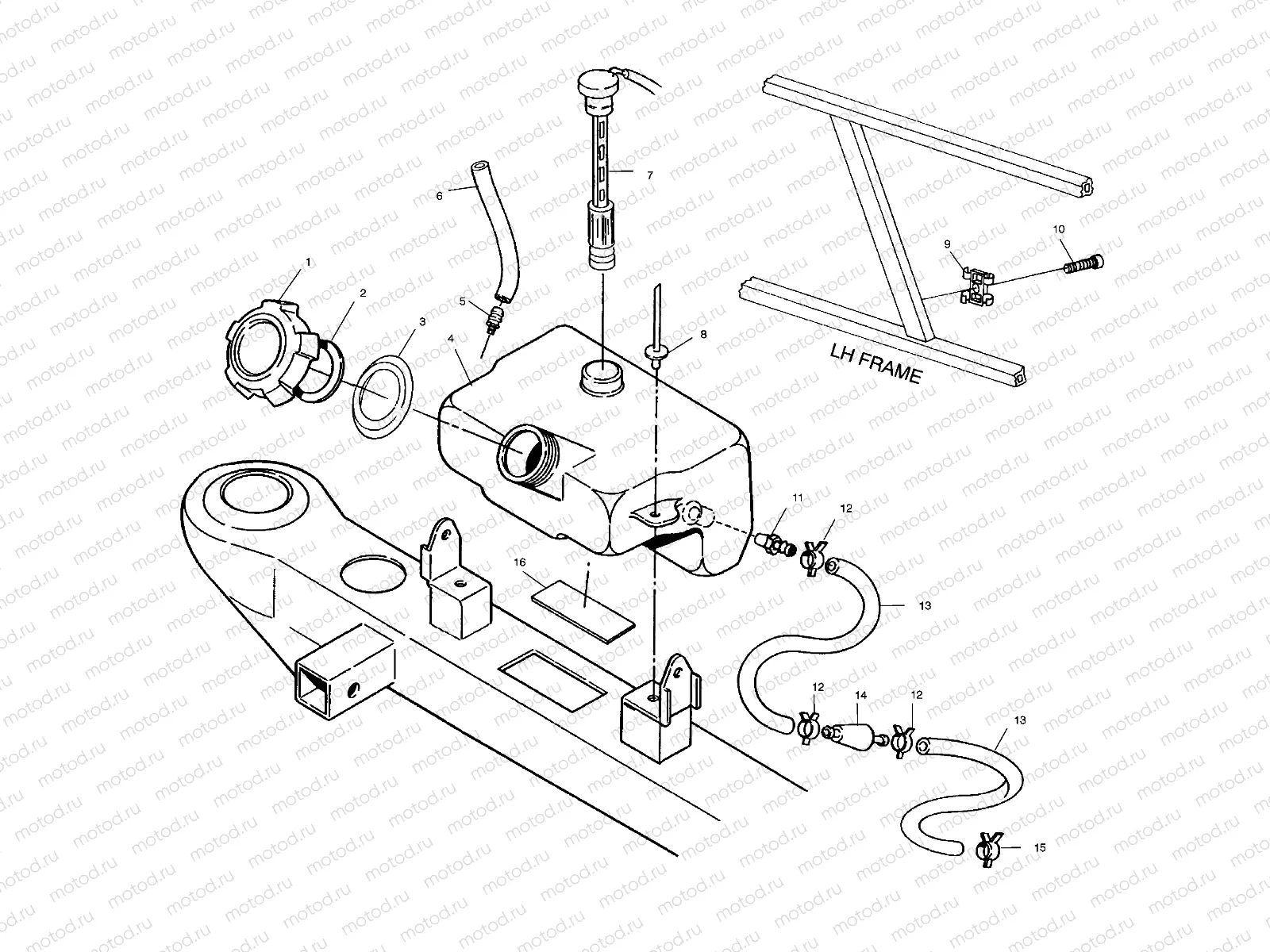 OIL TANK - A99CG38CA (4949634963B001) | OIL TANK - A99CG38CA (4949634963B001)