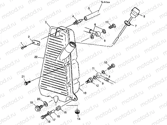 OIL TANK - A99CH33CB (4945964596c001) | OIL TANK - A99CH33CB (4945964596c001)