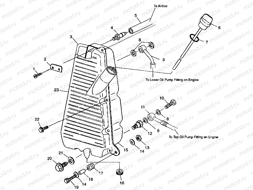 OIL TANK - A99CH50AC (4952455245c001) | OIL TANK - A99CH50AC (4952455245c001)