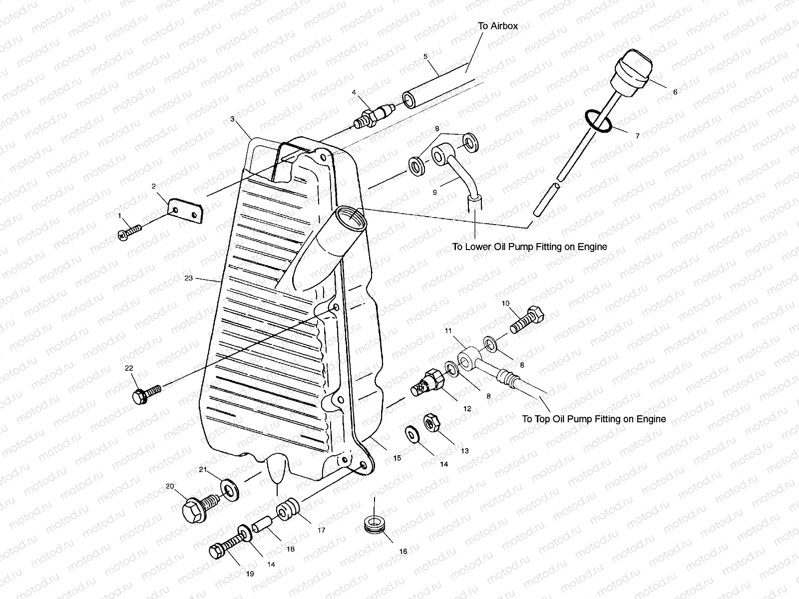 OIL TANK - A99CH50EB (4949114911c001) | OIL TANK - A99CH50EB (4949114911c001)