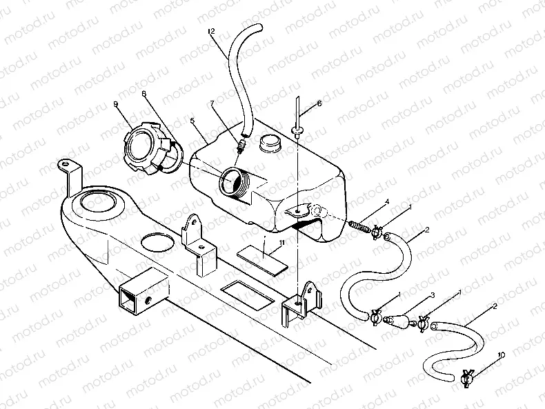 Oil Tank Assembly (4916361636005A) | Oil Tank Assembly (4916361636005A)