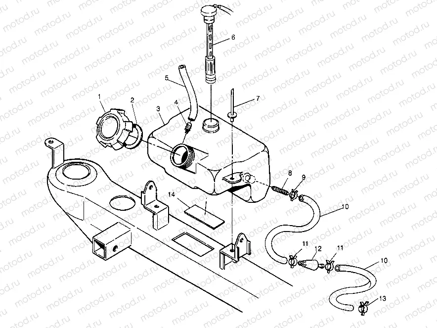 OIL TANK ASSEMBLY 6x6 300 W948730 (4926792679A012) | OIL TANK ASSEMBLY 6x6 300 W948730 (4926792679A012)