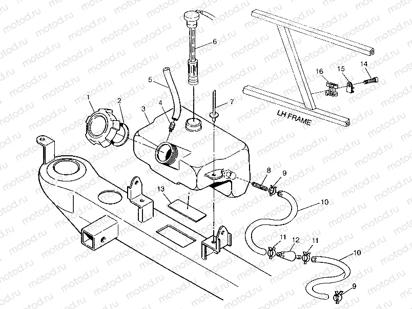 OIL TANK ASSEMBLY SWEDISH 4x4 400L S948140 (4926912691A014) | OIL TANK ASSEMBLY SWEDISH 4x4 400L S948140 (4926912691A014)