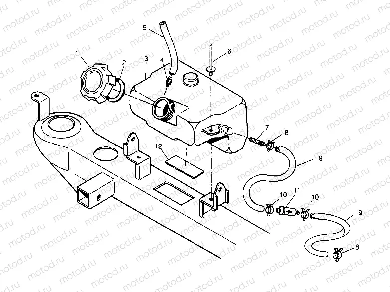 OIL TANK ASSEMBLY Trail Blazer W947221 (4926832683A011) | OIL TANK ASSEMBLY Trail Blazer W947221 (4926832683A011)